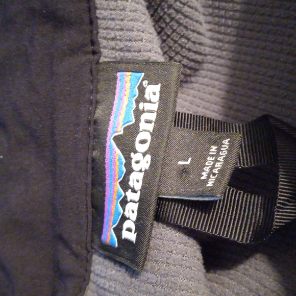 Patagonia Mens Sz L Black - Picture 6 of 7